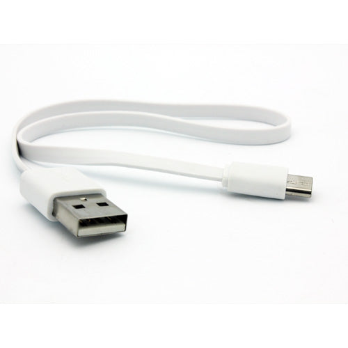 Short USB Cable, Cord Charger MicroUSB 1ft - AWG89