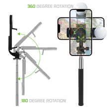 Load image into Gallery viewer, Selfie Stick, Stand Remote Shutter Built-in Tripod Wireless - AWZ98