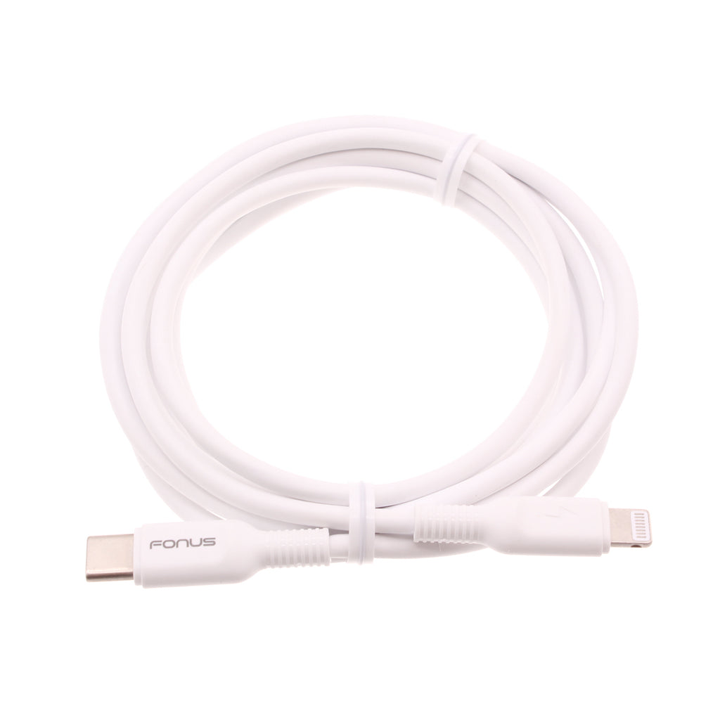 6ft and 10ft Long PD USB-C Cables, Data Sync Type-C to iPhone Wire Power Cord Fast Charge - AWY53