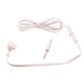 Mono Headset,  Headphone 3.5mm Single Earbud Wired Earphone  - AWJ87 388-1