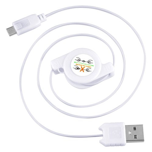 Home Charger, Power Cable Micro USB Retractable - AWC75
