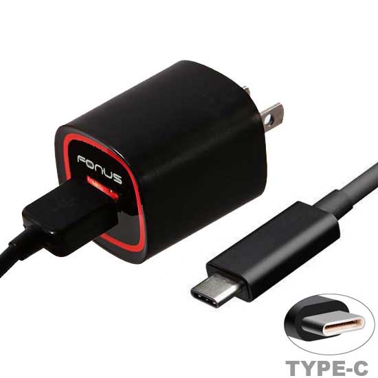 Home Charger, 6ft TYPE-C USB Cable 2.4A - AWA07