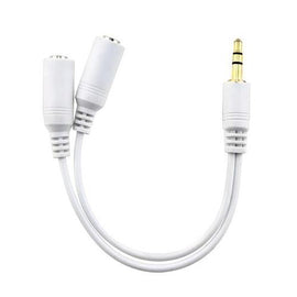 Headphones Splitter, Audio Jack Adaptor Dual Headset Port Earphone Adapter 3.5mm - AWF85