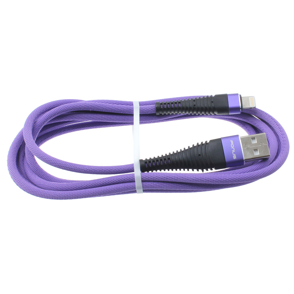 10ft USB Cable, Wire Power Charger Cord Purple - AWR94