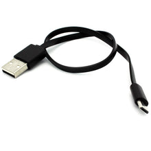 Load image into Gallery viewer, Short USB Cable, Power Cord Charger MicroUSB - AWC29