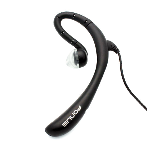 Wired Mono Headset, Single Earbud 3.5mm Headphone Earphone w Mic - AWK57