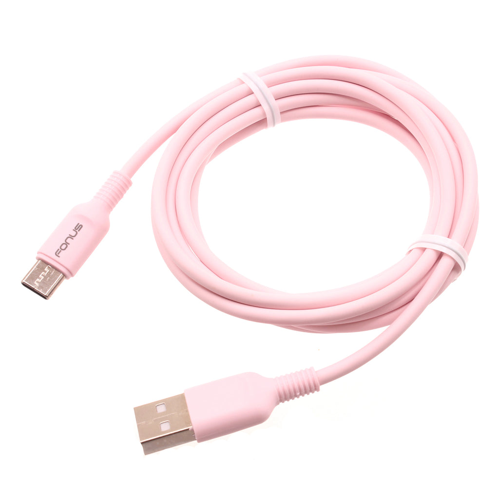 6ft USB-C Cable, Wire Power Charger Cord Pink - AWA60