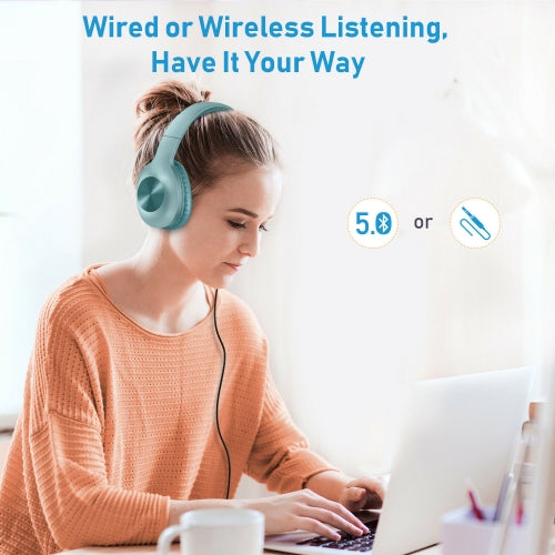 Wireless Headphones, Hands-free w Mic Headset Foldable - AWCM2