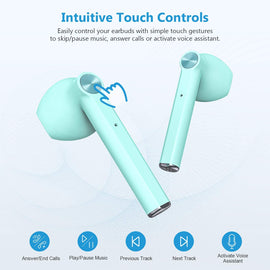 TWS Earphones, True Stereo Headphones Earbuds Wireless - AWXYG