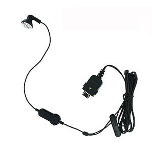 Mono Headset, Single Earbud Headphone Handsfree Mic Wired Earphone - AWC55