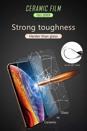 3 Pack Screen Protector, Full Cover 3D Curved Edge Matte Ceramics - AW3F57