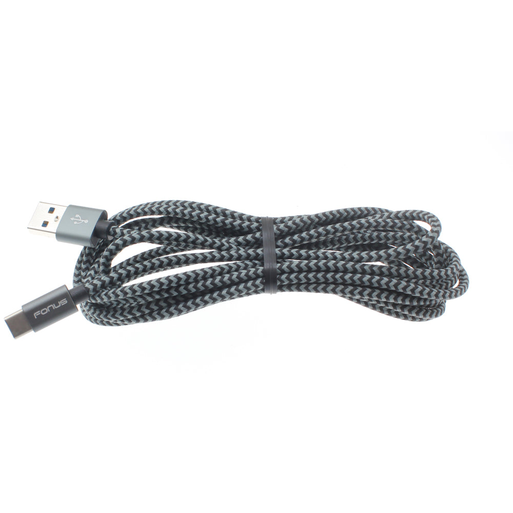 10ft USB Cable, Wire Power Charger Cord Type-C - AWR38