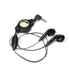 Load image into Gallery viewer, Retractable Earphones, 3.5mm w Mic Headset Hands-free Headphones - AWB92