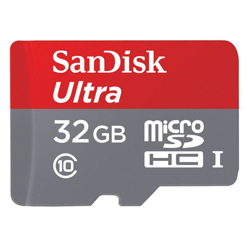 32GB Memory Card, Class 10 MicroSD High Speed Sandisk Ultra - AWG99