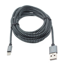 Load image into Gallery viewer, 10ft USB Cable, Braided Wire Power Charger Cord - AWR40
