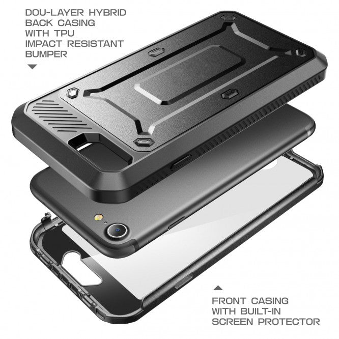 Case Belt Clip, Slim Fit Hybrid Built-in Screen Protector Swivel Holster - AWL01