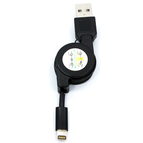 USB Cable, Cord Power Charger Retractable - AWS41