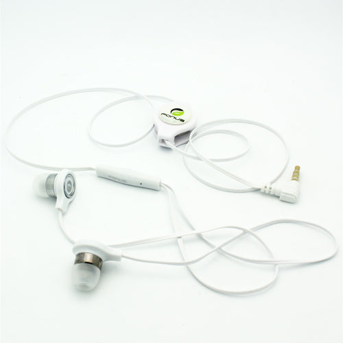 Retractable Earphones, Handsfree Headset Hands-free Headphones - AWB72