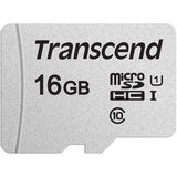 16GB Memory Card, Class 10 MicroSD High Speed Transcend - AWV17