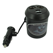 Load image into Gallery viewer, Car Charger, Adapter Power 2-Port Cup Holder - AWA63