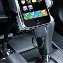 Load image into Gallery viewer, Car Mount, Swivel USB Port Charger Holder FM Transmitter - AWUK3