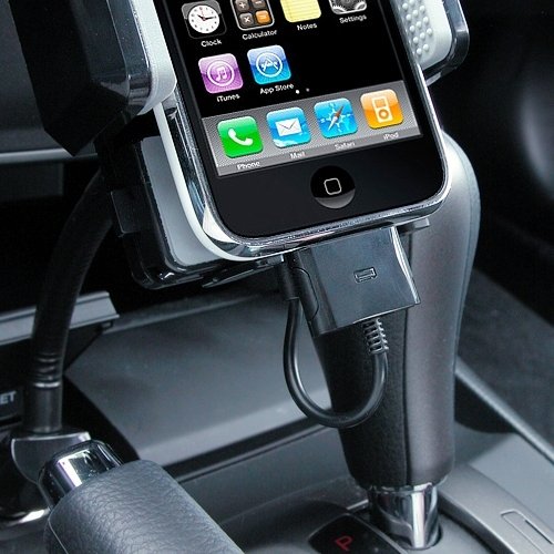 Car Mount, Swivel USB Port Charger Holder FM Transmitter - AWUK3