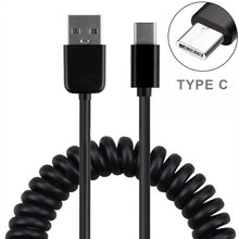 Load image into Gallery viewer, USB Cable, Cord Charger Type-C Coiled - AWF48