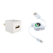 Load image into Gallery viewer, Home Charger, Power Cable Micro USB Retractable - AWC75