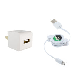 Home Charger, Power Cable Micro USB Retractable - AWC75