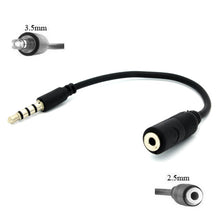 Load image into Gallery viewer, Headphone Adapter, Converter Jack Earphone 2.5mm to 3.5mm - AWS06