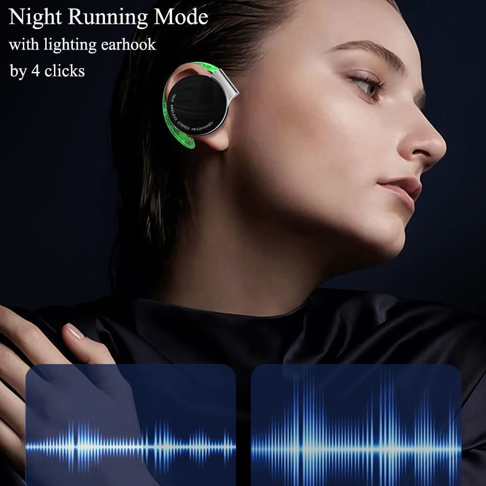 Ear-hook Wireless Earphones, Charging Case True Wireless Stereo Over the Ear Headphones TWS Bluetooth Earbuds - AWZ41