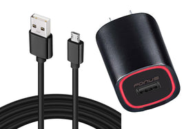 Home Charger,  Power Micro USB 6ft  Cable Fast 18W  - AWC32 978-1