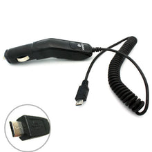 Load image into Gallery viewer, Car Charger, Power Cable Coiled Micro-USB - AWD04