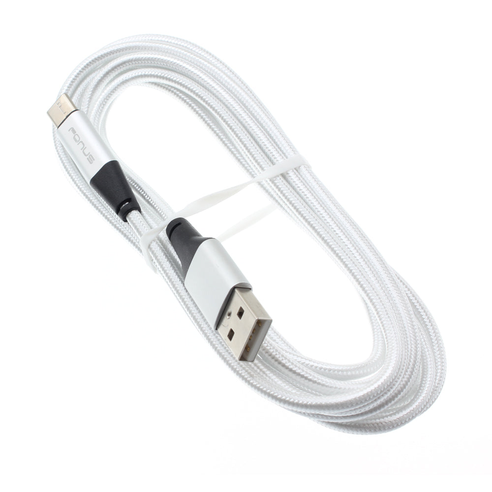 10ft USB Cable, Wire Power Charger Cord Type-C - AWR13
