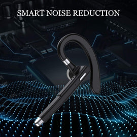 Wireless Earphone, Single Handsfree Headphone Boom Mic Ear-hook - AWJ36