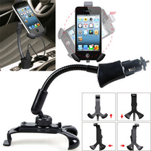 Load image into Gallery viewer, Car Mount, USB Port DC Socket Holder Charger - AWC98
