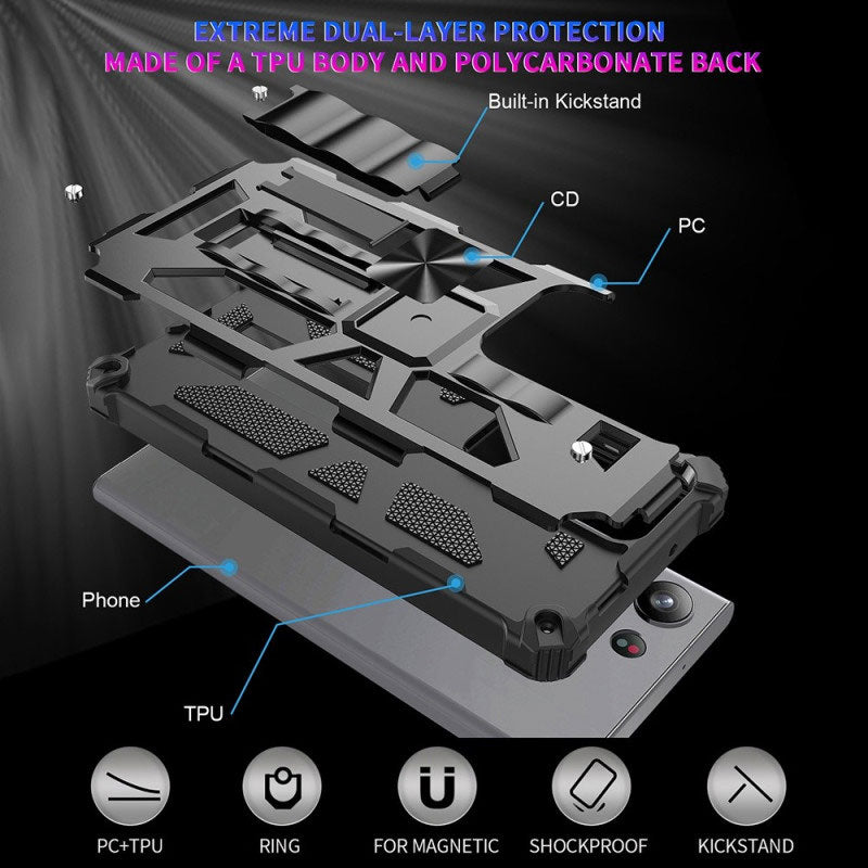 Hybrid Case Cover, Defender Drop-Proof Armor Kickstand - AWY95