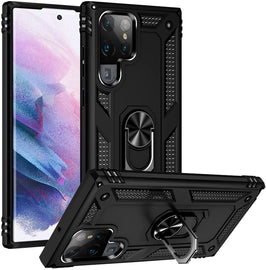 Hybrid Case Cover, Armor Shockproof Kickstand Metal Ring - AWZ02