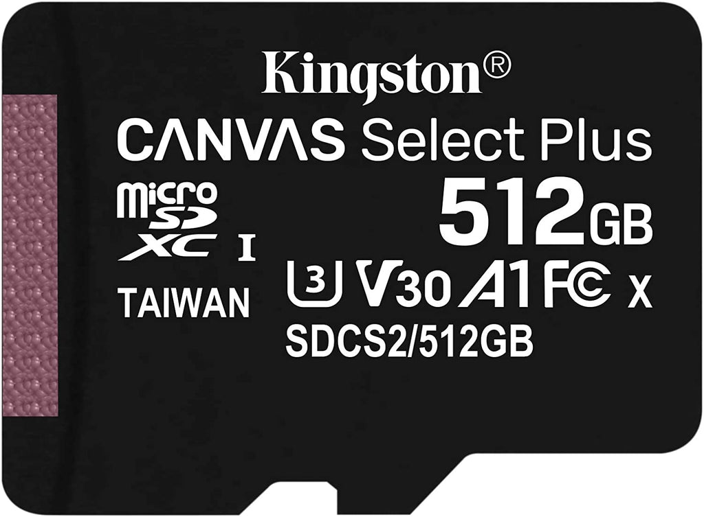 512GB Memory Card, Class 10 MicroSD High Speed Kingston - AWV37