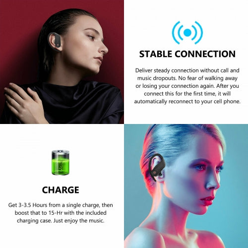 TWS Headphones, Ear hook Earphones Earbuds Wireless - AWL95