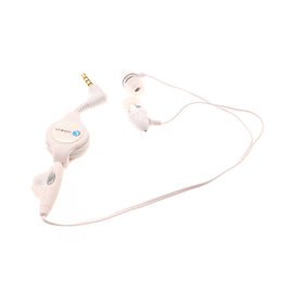 Retractable Earphones, Headset Handsfree Mic Headphones Wired - AWD57