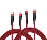 6ft and 10ft Long PD USB-C Cables, Sync Type-C to iPhone Wire Power Cord Fast Charge - AWY56