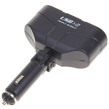 Load image into Gallery viewer, Car Charger Splitter, Adapter Power 2-Port USB DC Socket - AWD80