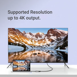 USB-C to 4K HDMI Adapter, TYPE-C TV Video Hub Projector Converter - AWF19