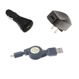 Car Home Charger, Power Mini-USB Retractable USB Cable - AWB82