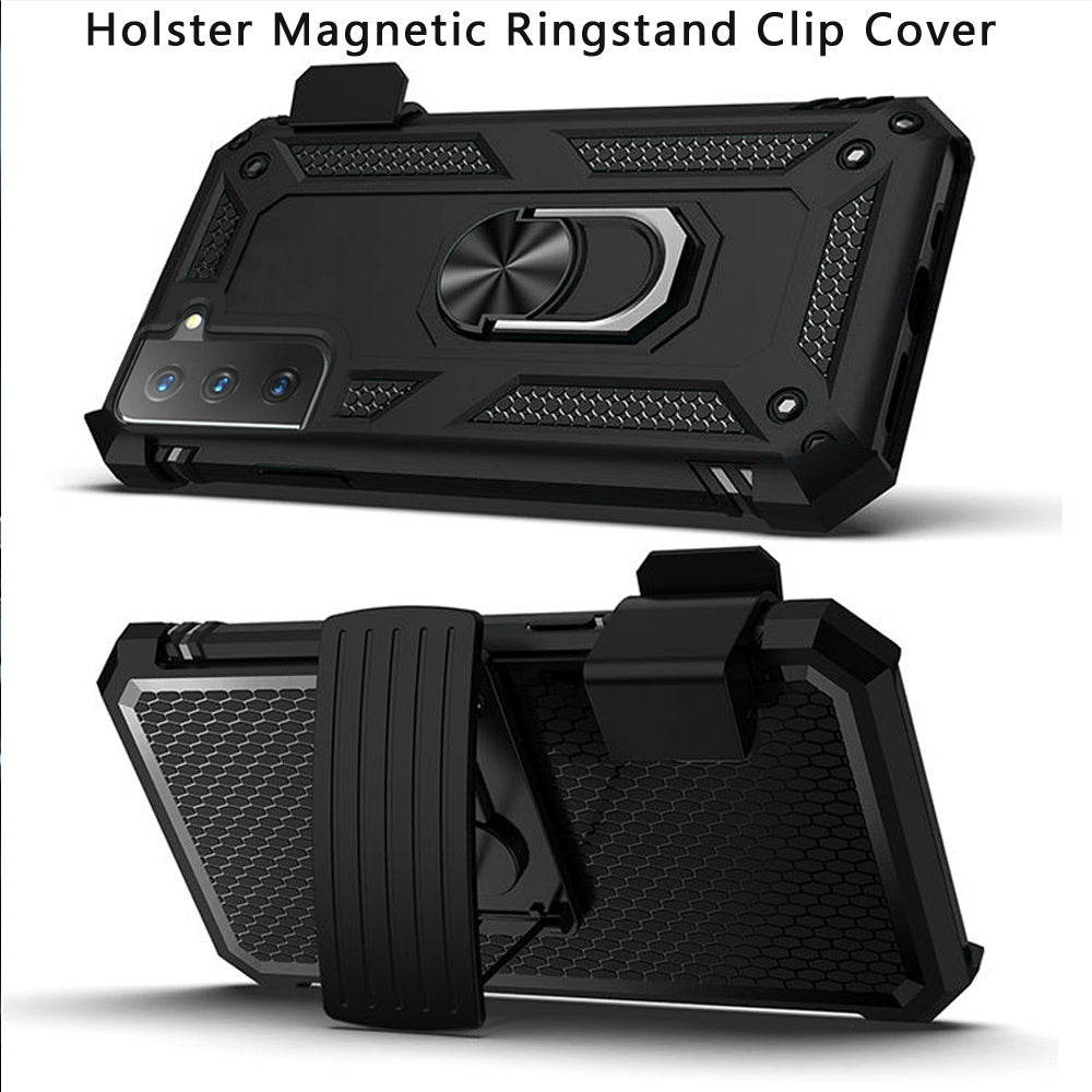Case Belt Clip, Kickstand Cover Swivel Metal Ring Holster - AWZ66