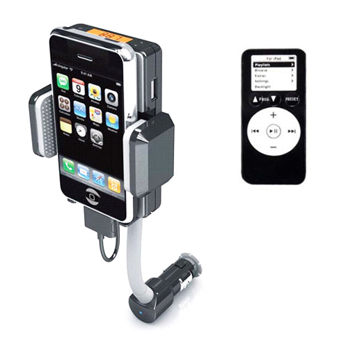 Car Mount, Swivel USB Port Charger Holder FM Transmitter - AWUK3