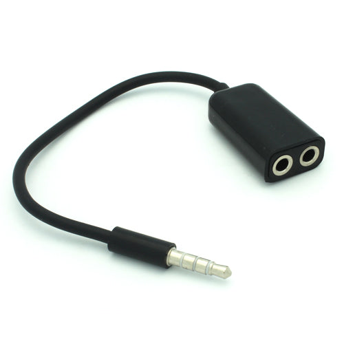 Headphones Splitter, Audio Jack Adaptor Dual Headset Port Earphone Adapter 3.5mm - AWG85