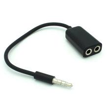 Load image into Gallery viewer, Headphones Splitter, Audio Jack Adaptor Dual Headset Port Earphone Adapter 3.5mm - AWG85