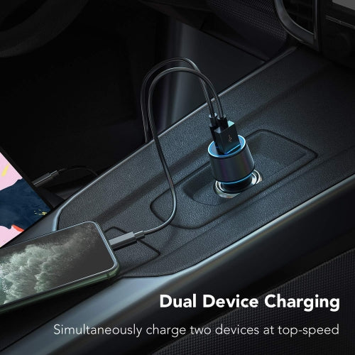 Quick Car Charger, Power USB-C Port PD Cable 36W - AWM62